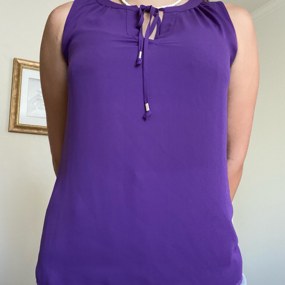 7th Avenue , size XS , purple and sleeveless